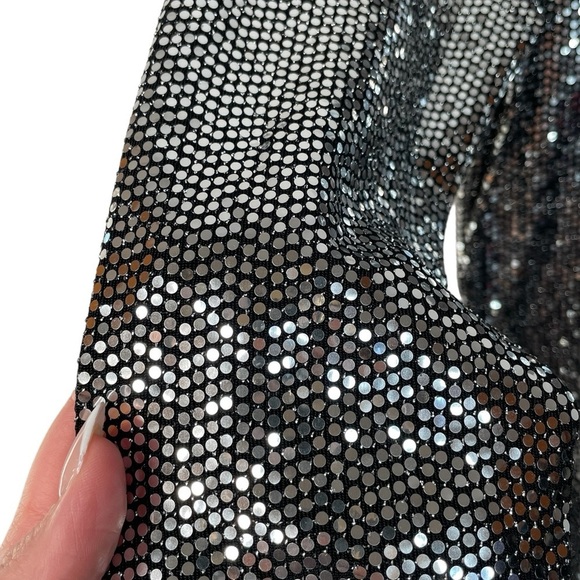 7 FOR ALL MANKIND Metallic Sparkle Dress - Picture 9 of 13